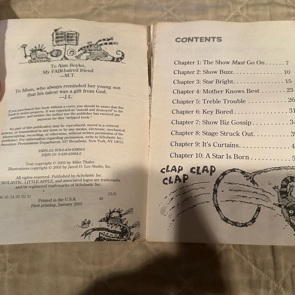 The talent show from the black lagoon -cover torn - Picture 3 of 8